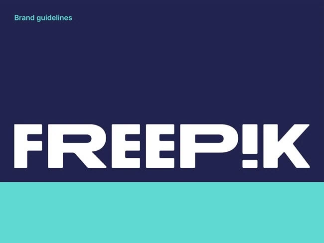 freepik brandguide cover